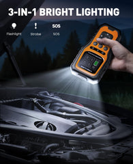 TREKURE extended jumper cables with 10 safety protections