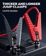 TREKURE jump starter portable handle aids easy transport and access