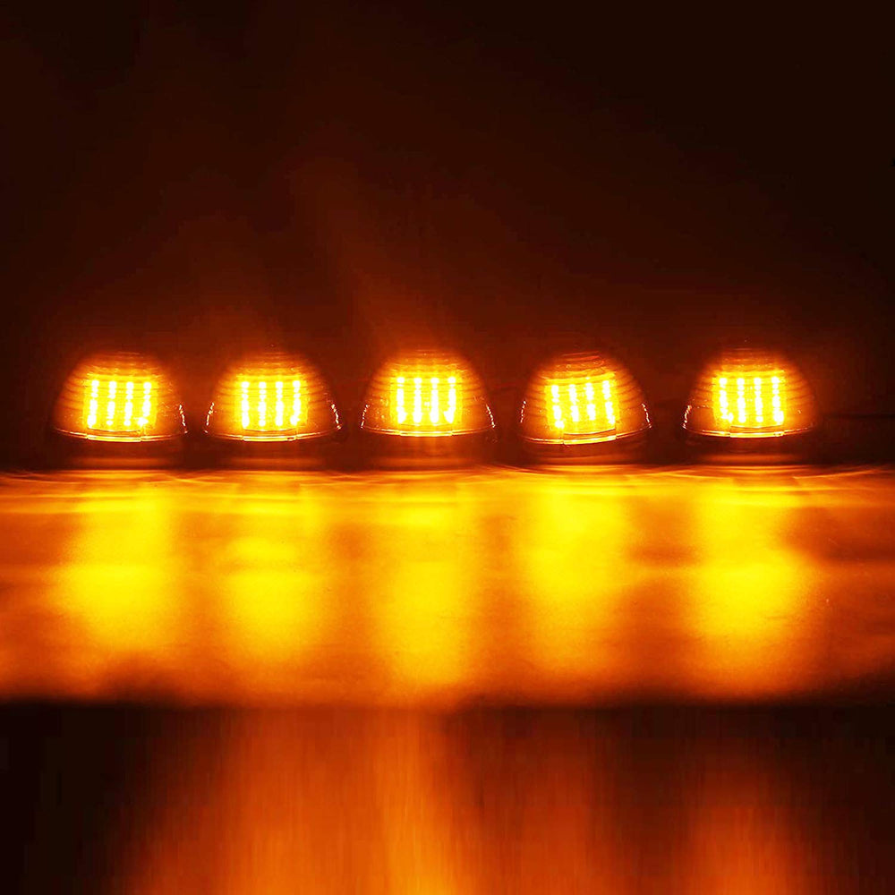 Tresound 5-pack cab marker lights with soft pads for quick install.