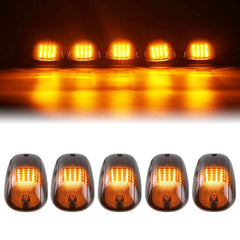 Tresound cab marker light soft pads included for secure curved-roof mounting.