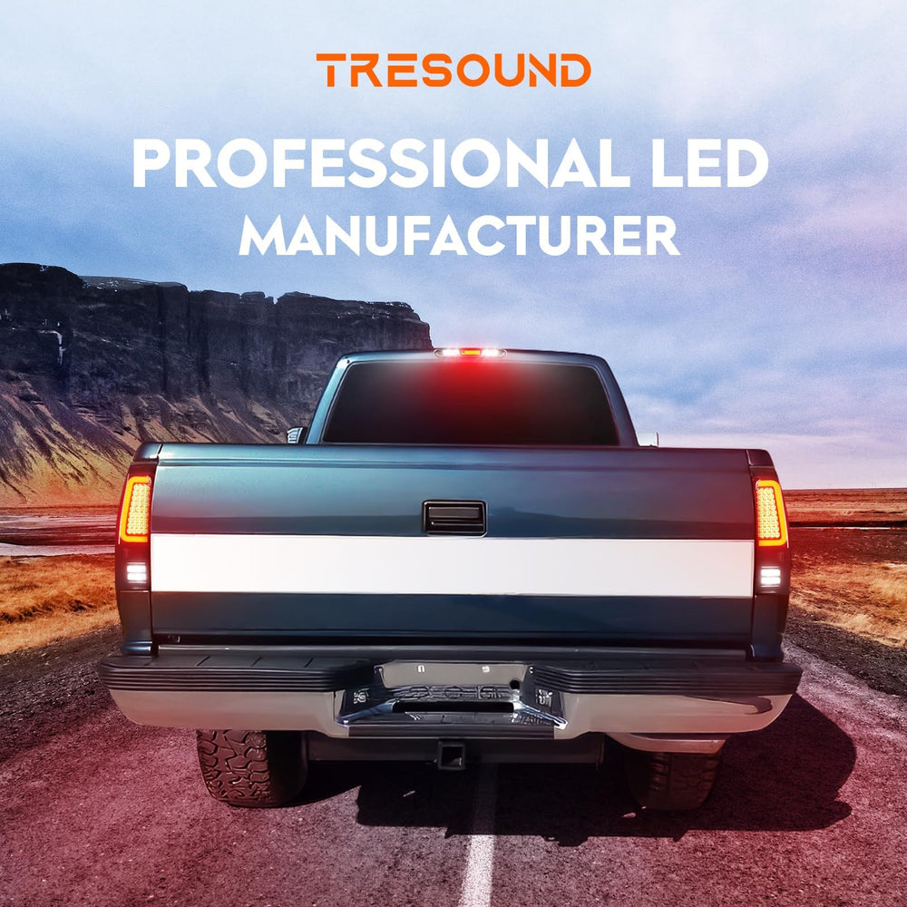 Easy installation guidance for Tresound tail light with standard bulb compatibility notes.