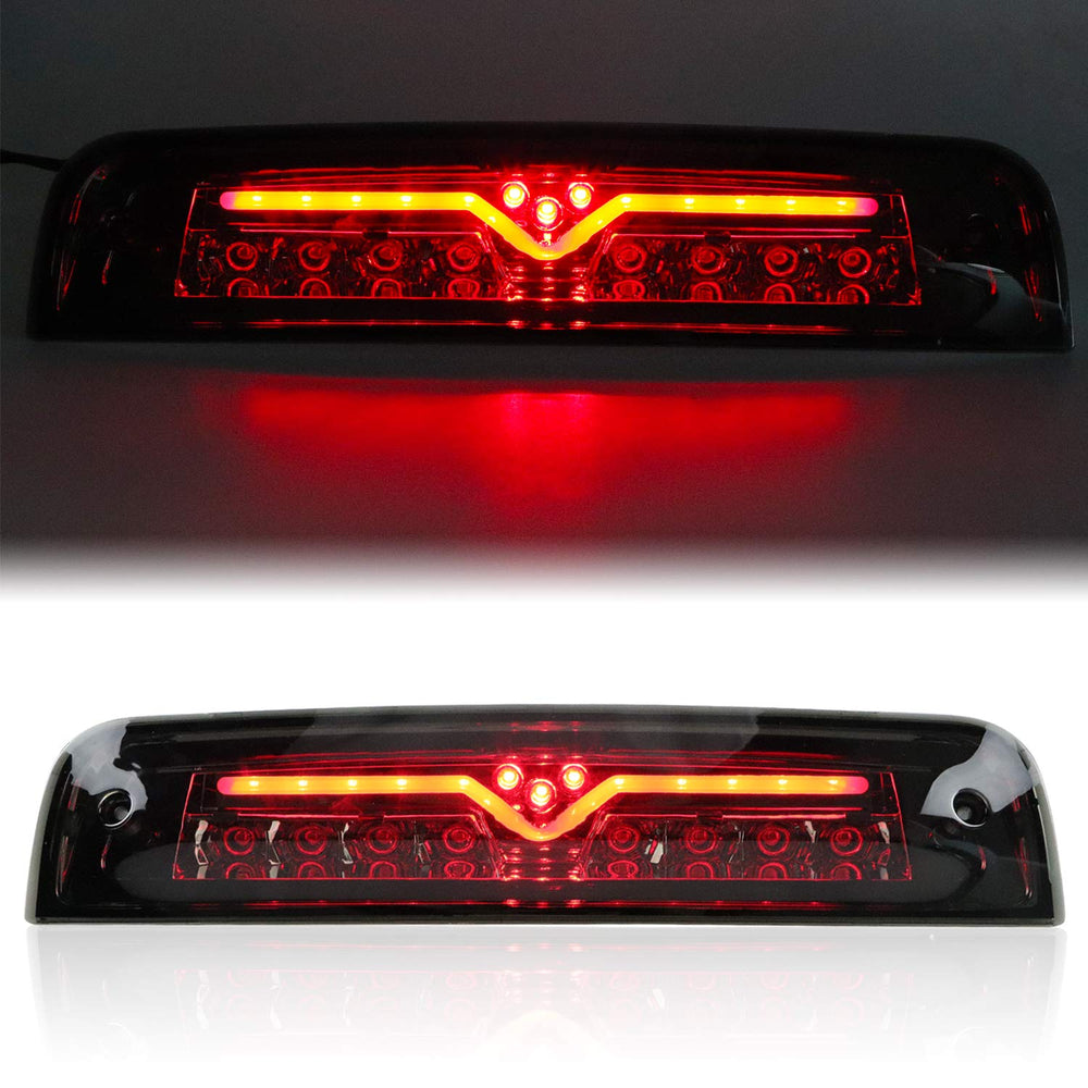 Tresound smoked 3rd brake light closeup lens highlights durable ABS housing.