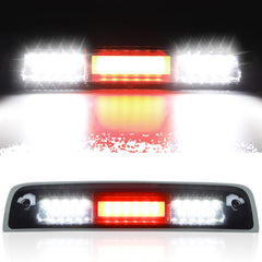Tresound LED 3rd brake light with smoked lens enhances rear visibility on Dodge Ram