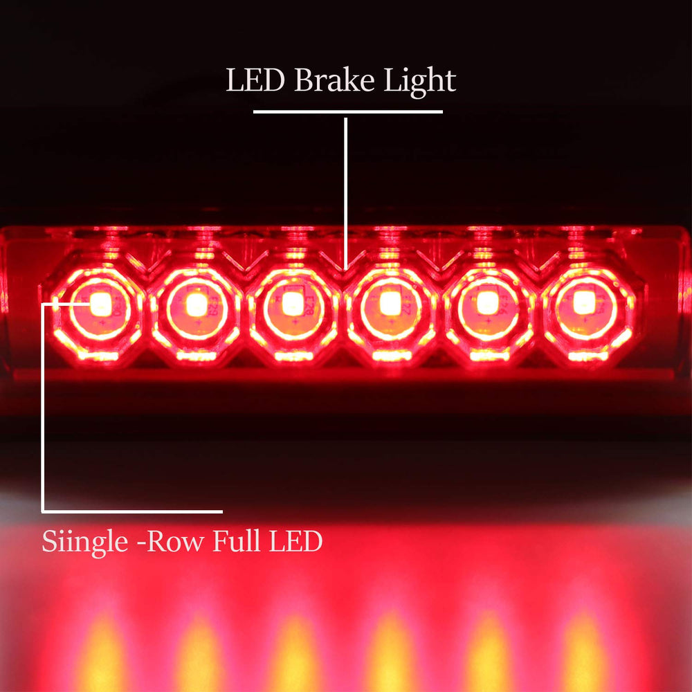 Tresound LED 3rd brake light for clear rear signaling on Ford trucks.