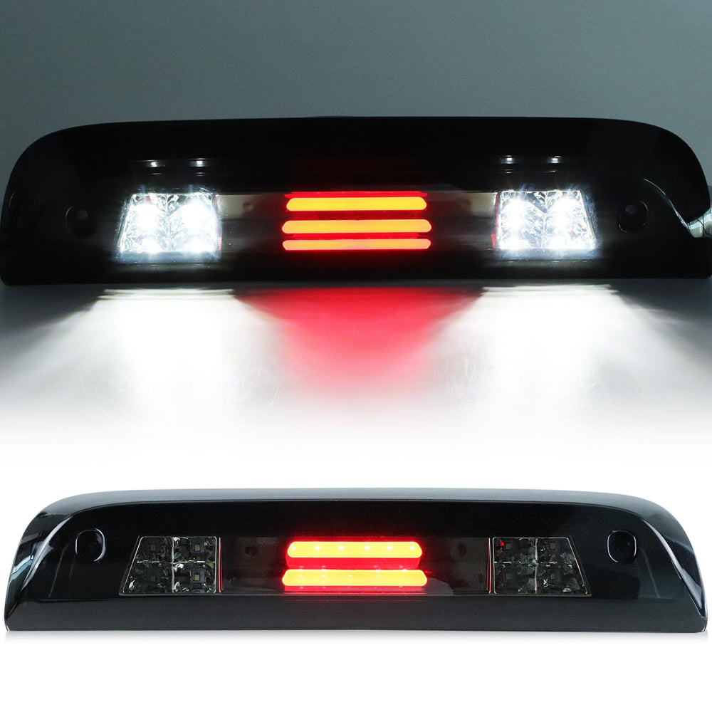 Tresound LED 3rd brake light with smoked lens enhances rear visibility on Silverado