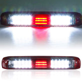 Tresound LED third brake light for Chevy Silverado with chrome housing improves rear visibility.
