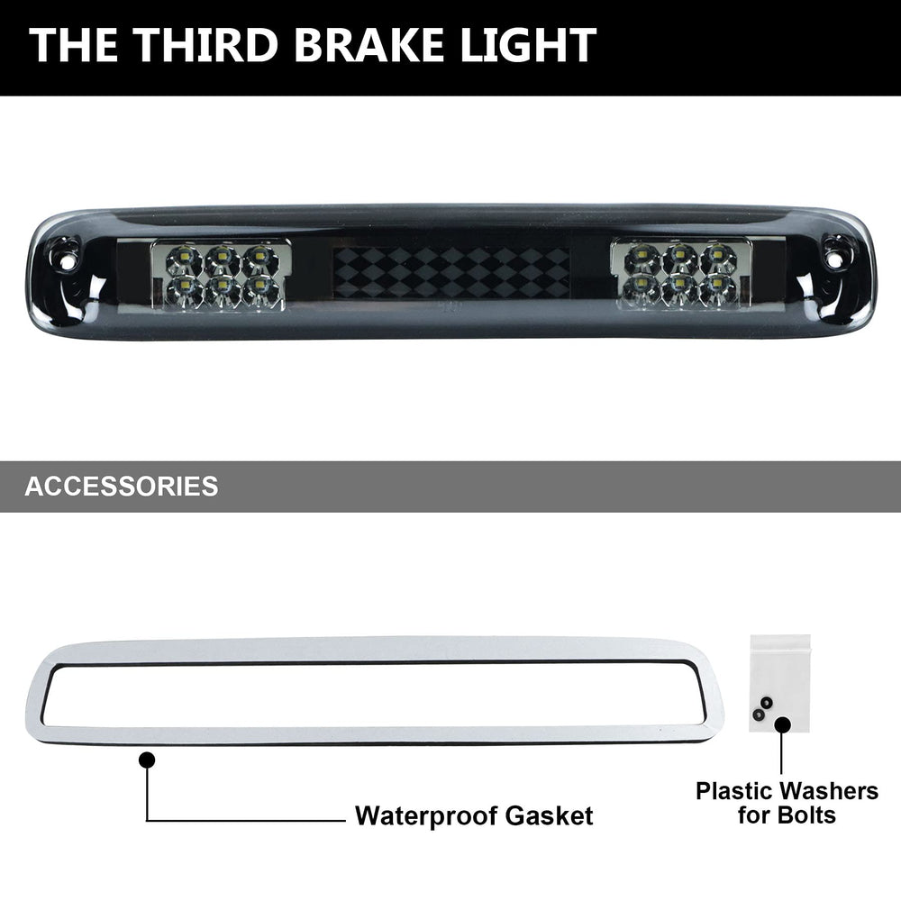 Tresound LED third brake light compatible with Chevy Silverado and GMC Sierra