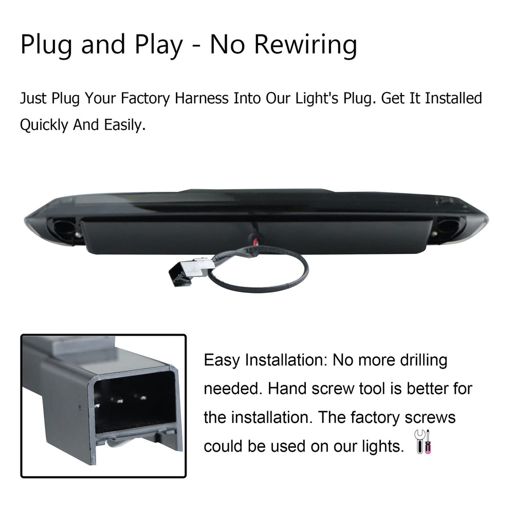 Tresound LED third brake light high-mount design improves rear signaling