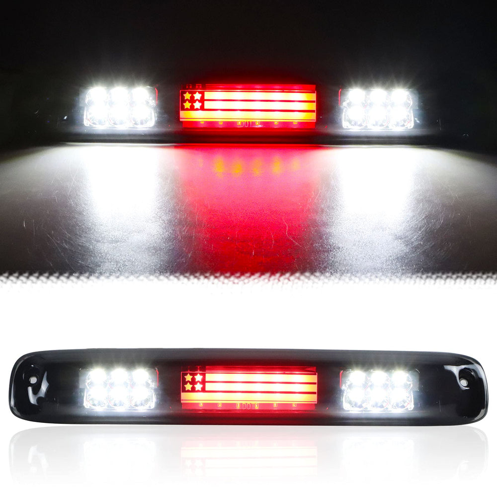 Tresound LED third brake light with smoked lens improves rear visibility.