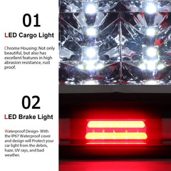 Tresound rear cargo lamp provides high-mount stop visibility for safer reversing.