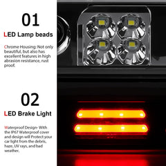 Tresound rear high-mount stop lamp in silver for bold rear signal