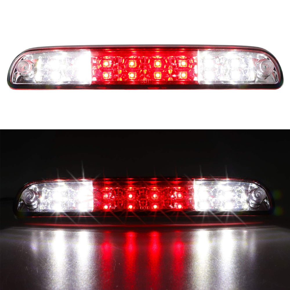Tresound red 3rd brake light on F250/F350 improves rear visibility