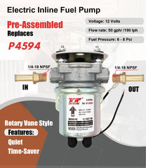 TREXFLOW TF rotary vane mechanism delivers smooth fuel flow.