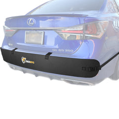 TrexNYC rear bumper guard installed on a car for curb-side protection