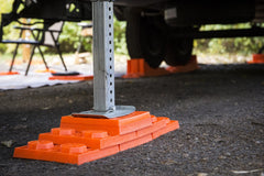 Tri-Lynx LynxCap 4 Pack top view reveals seamless flat surface over Lynx Levelers
