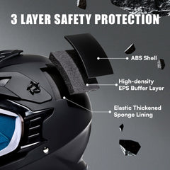 Triangle helmet side view highlights vents for cooling during rides.