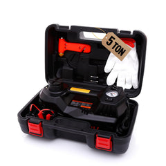 Trihelper electric car jack in lift setup for quick roadside raises