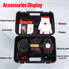 Trihelper jack lifting an SUV with smooth, precise control