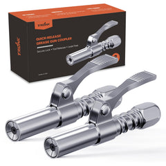 TRILINK grease gun coupler quick-release enabling fast, clean lubrication