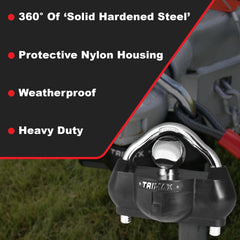 Trimax UMAX 100 weatherproof keyhole cover shields out dirt and moisture