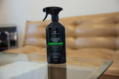 TriNova Faux Leather Cleaner car interior use keeps seats looking fresh.