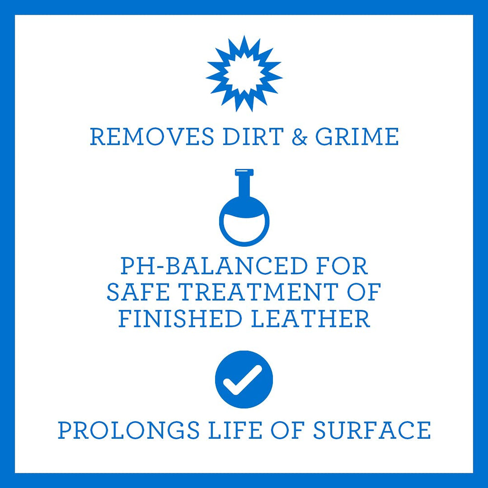TriNova Leather Cleaner spray-on application on car seat for easy cleaning