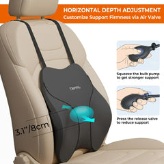 TripPal 4-way height adjustment with straps positions support precisely.
