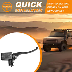 Triumilynn front-right brake master cylinder installation enhances control on Honda TRX models