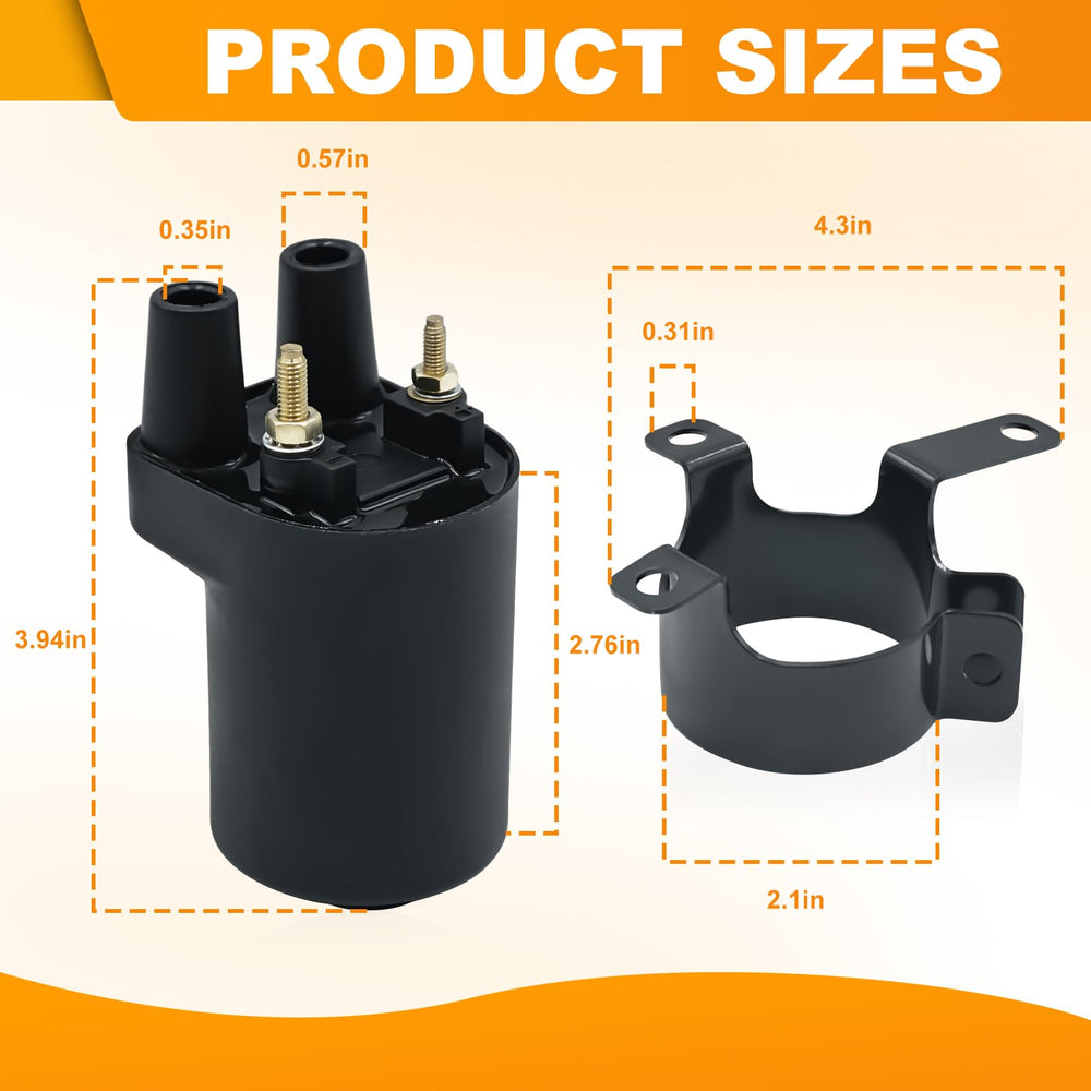 Triumilynn 166-0648 package ignition coil, ready for installation.