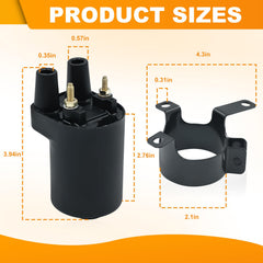 Triumilynn 166-0648 package ignition coil, ready for installation.