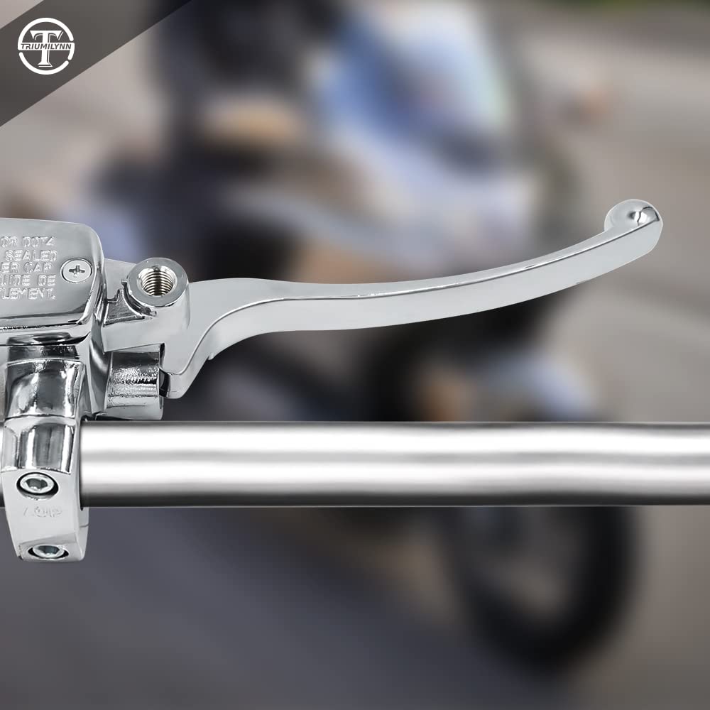 Triumilynn mounted-on-bike view showing integration with existing controls