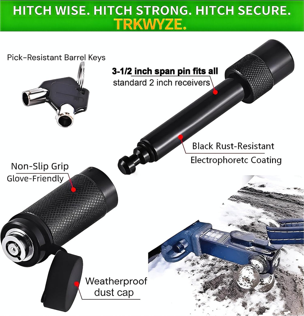 TrkWyze anti-seizure lock cylinder ensures smooth operation in harsh conditions.
