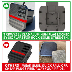 TrkWyze hitch cover remains car-wash safe under high-pressure spray.