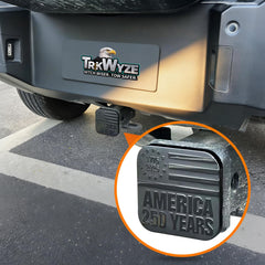 TrkWyze rubber body resists cracking for a snug 2-inch hitch