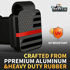 TrkWyze rubber collar maintains flexibility in cold weather.
