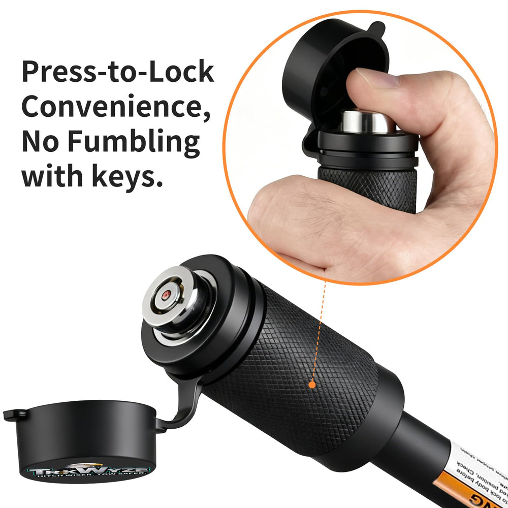TrkWyze weatherproof dust cap protects the key slot from moisture and dirt.