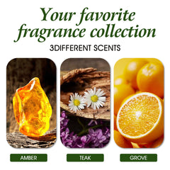 TRLONGHHO teak scent block for fresh forest-like interior.