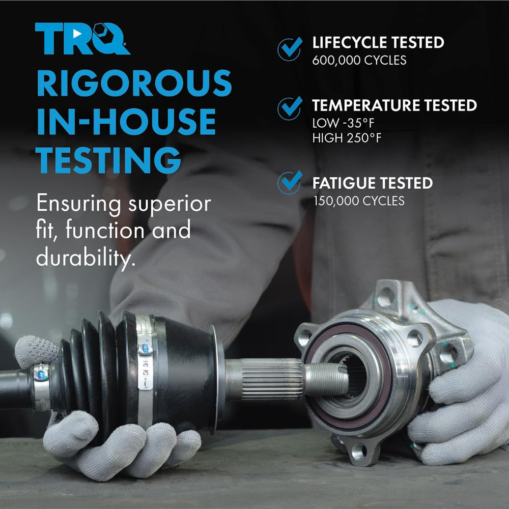 TRQ application-specific design ensures perfect spline and thread fit.