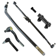 TRQ front inner tie rod at pitman arm—direct-fit replacement for Jeep Wrangler JK