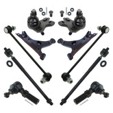 TRQ front steering and suspension kit assembly for Toyota Corolla improves driving feel