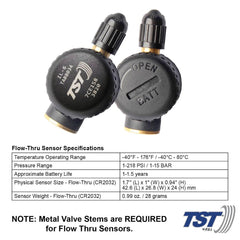 TRUCK SYSTMS TST507 USB charging cable powers the color display on the go