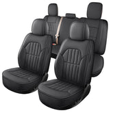 Truckiipa front seat cover set with vegan leather protects Ram seats from wear.