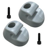 Truckingmann sun visor clip for Kenworth T680 secures the visor in gray interior