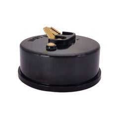 Trucktok choke cap in package with bolts and gaskets for installation.