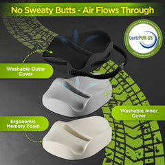 Truckules XL ergonomic design supports better posture.