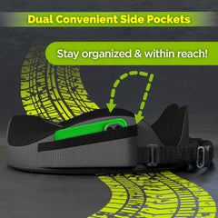 Truckules XL non-skid base keeps cushion steady.