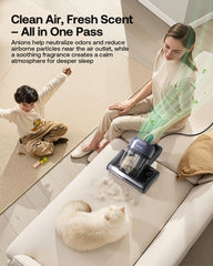 Trucozie includes anion tech and aromatherapy tablets for a fresher space.
