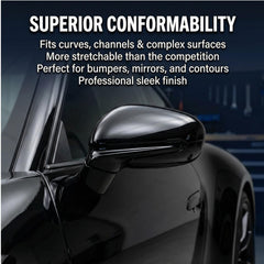 TRUE LINE Automotive 3M 2080 Gloss Black G12 textured finish is removable without residue.