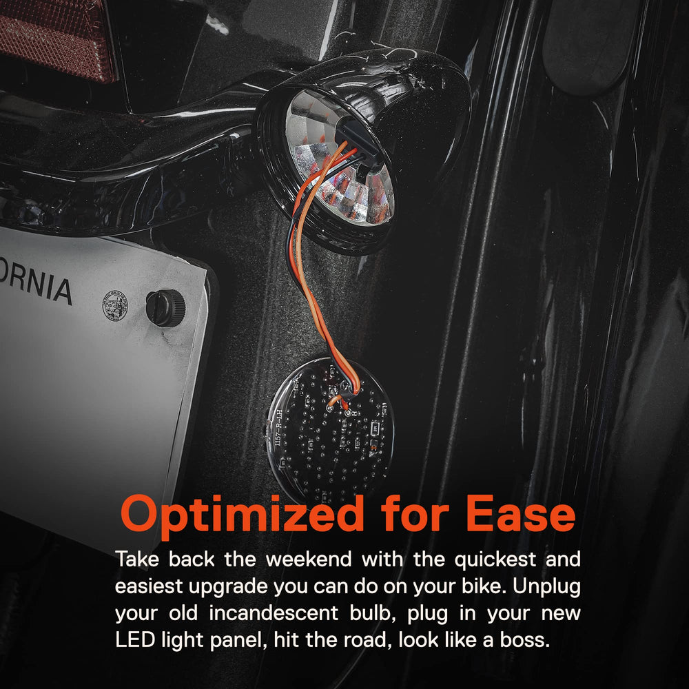TRUE MODS 48-LED brake light array for bright signaling on Harley