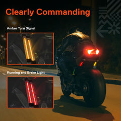 ONLINE LED STORE True Mods red brake mode clearly signals braking.